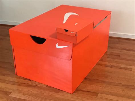 diy giant nike shoe box.